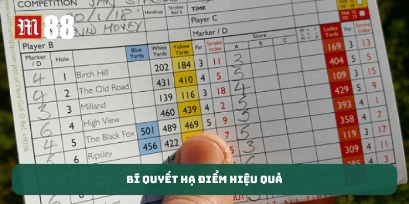 Bí quyết hạ điểm hiệu quả